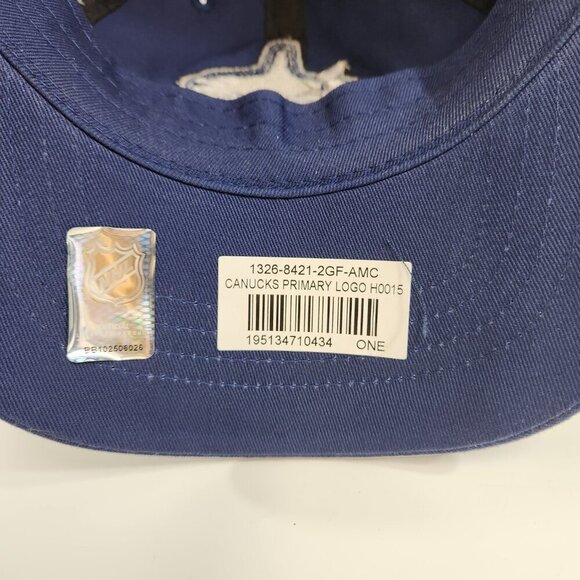 Vancouver Canucks Womens Adjustable Hat Ballcap NEW - Picture 5 of 8